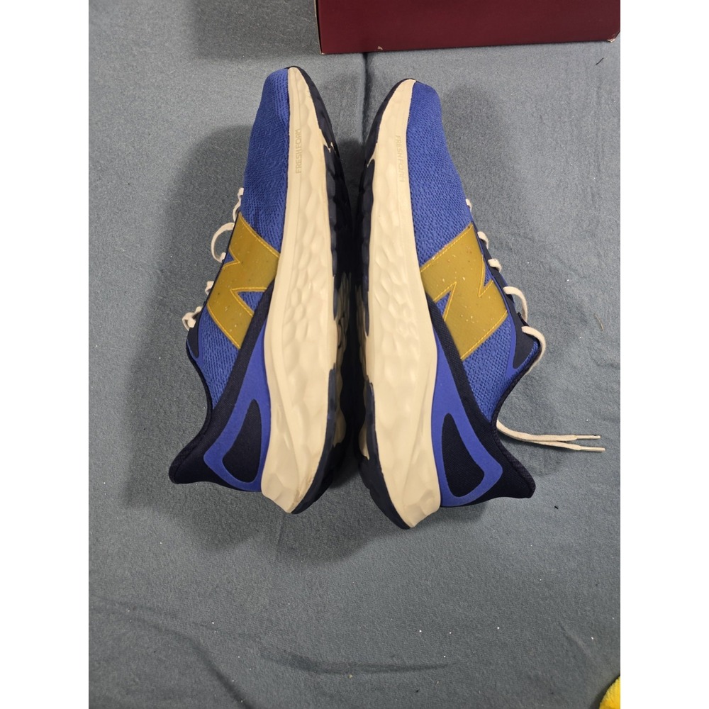 New Balance Arishi v4 Fresh Foam Wide Width Size 14 Marine Blue Hot Marigold - Picture 4 of 10